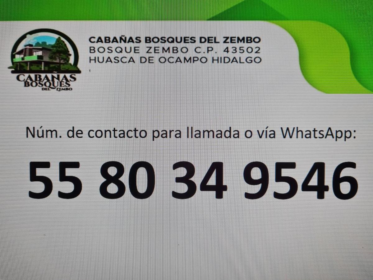 Cabanas Los Bosques Del Zembo Huasca de Ocampo Exterior foto